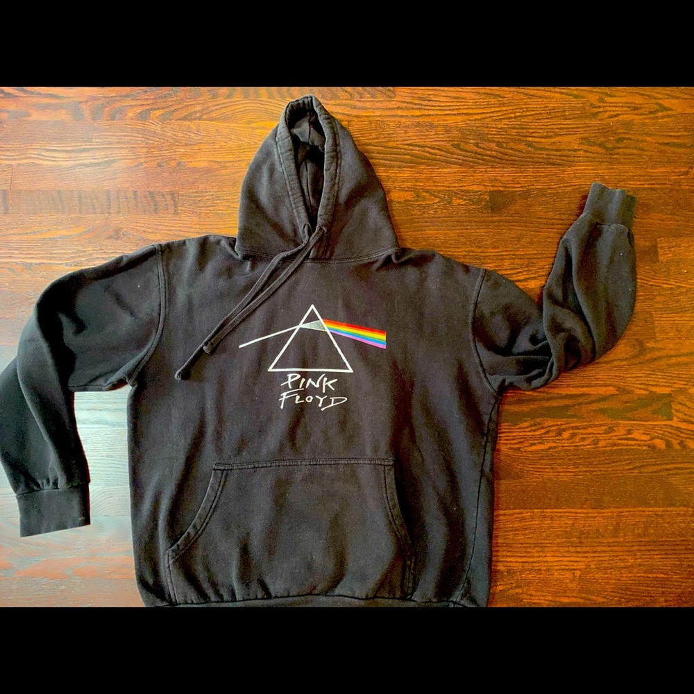 Black Pink Floyd Hoodie sweatshirt - Unisex - similar to Mens Small 🌈